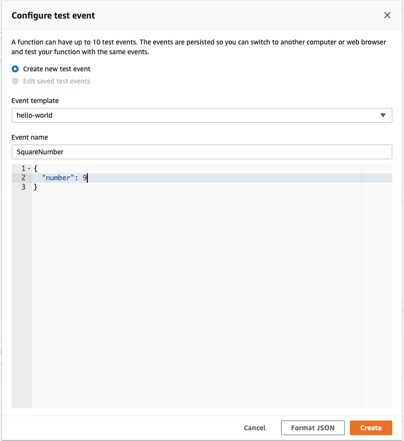 Test Lambda