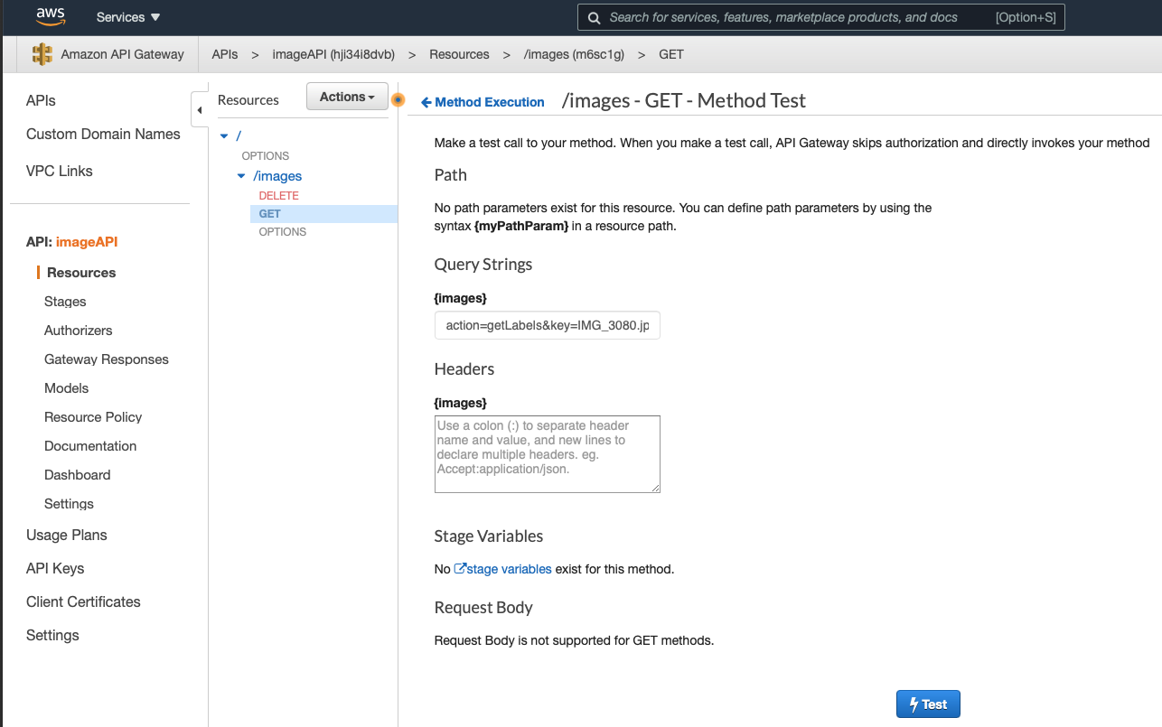 Get Labels query