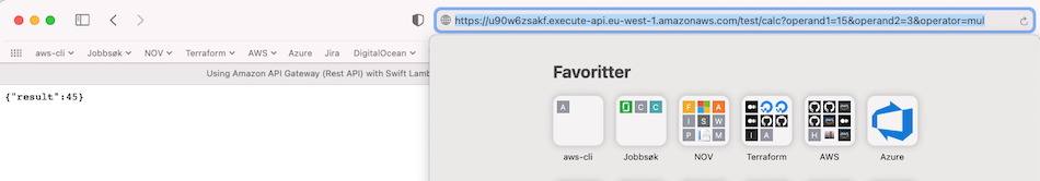 Correct request parameter