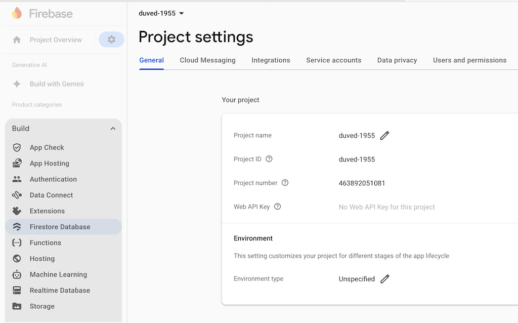 project-settings